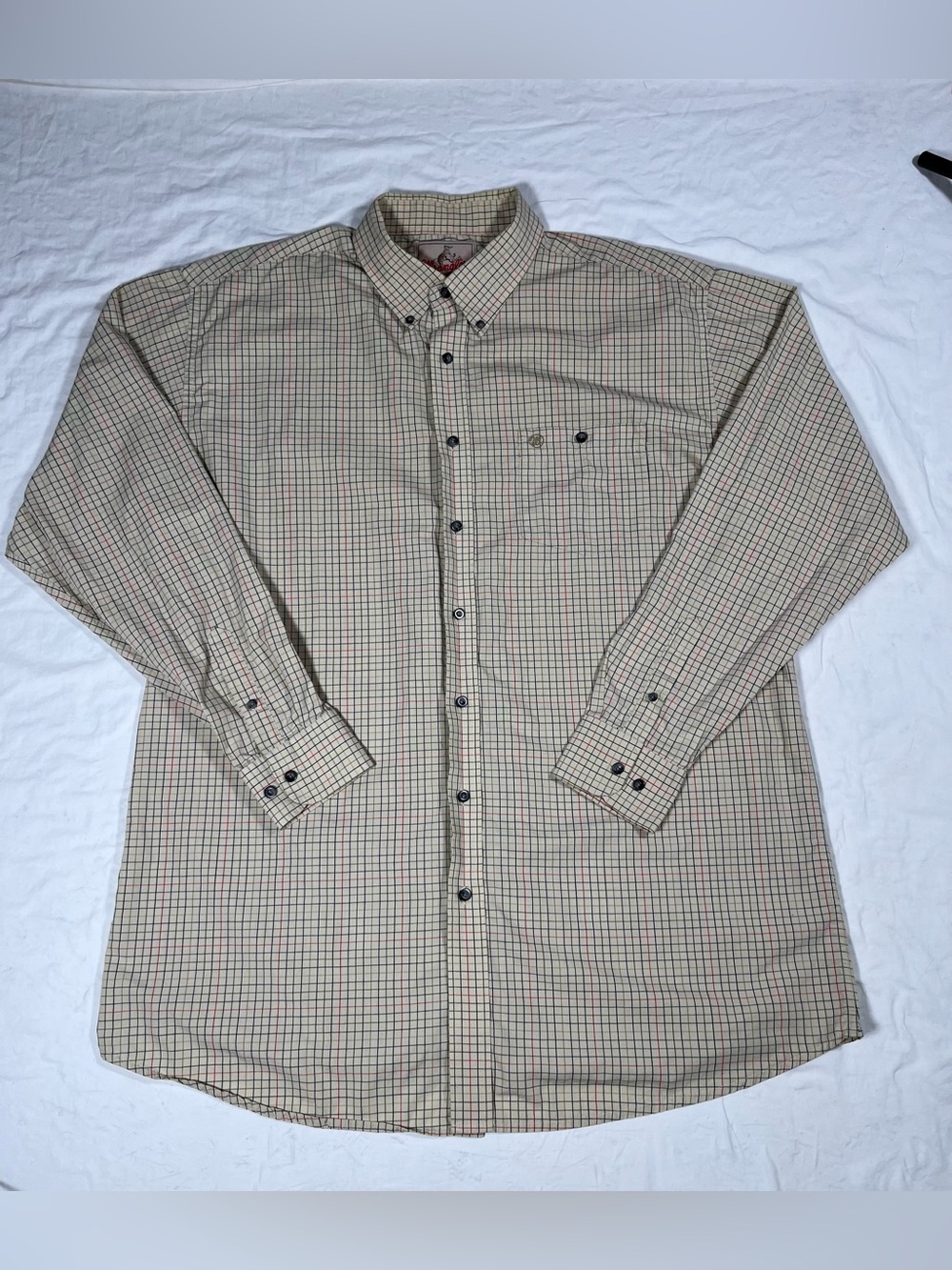 Wrangler Mens Long Sleeve Button Down Shirt Western Multicolor